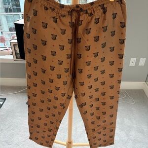 Scotch&Soda Pants with Leopard Head Print